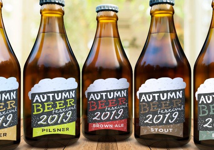 Seasonal beer with digitally printed micro run labels