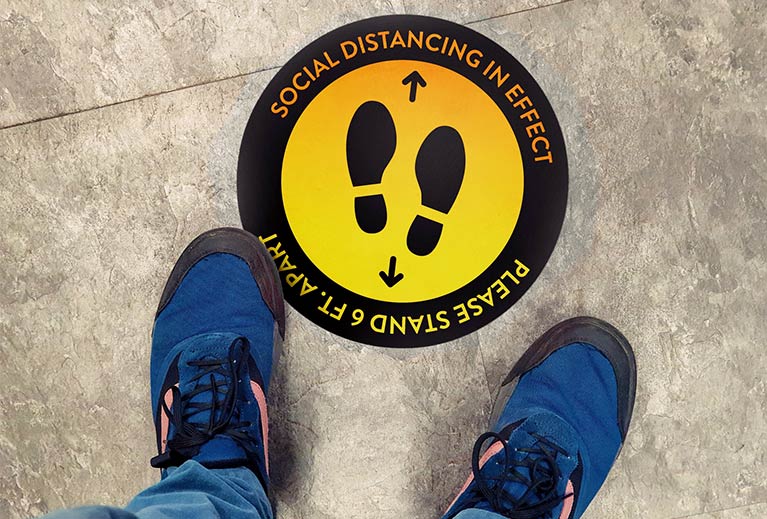 Social Distancing Signage Solution