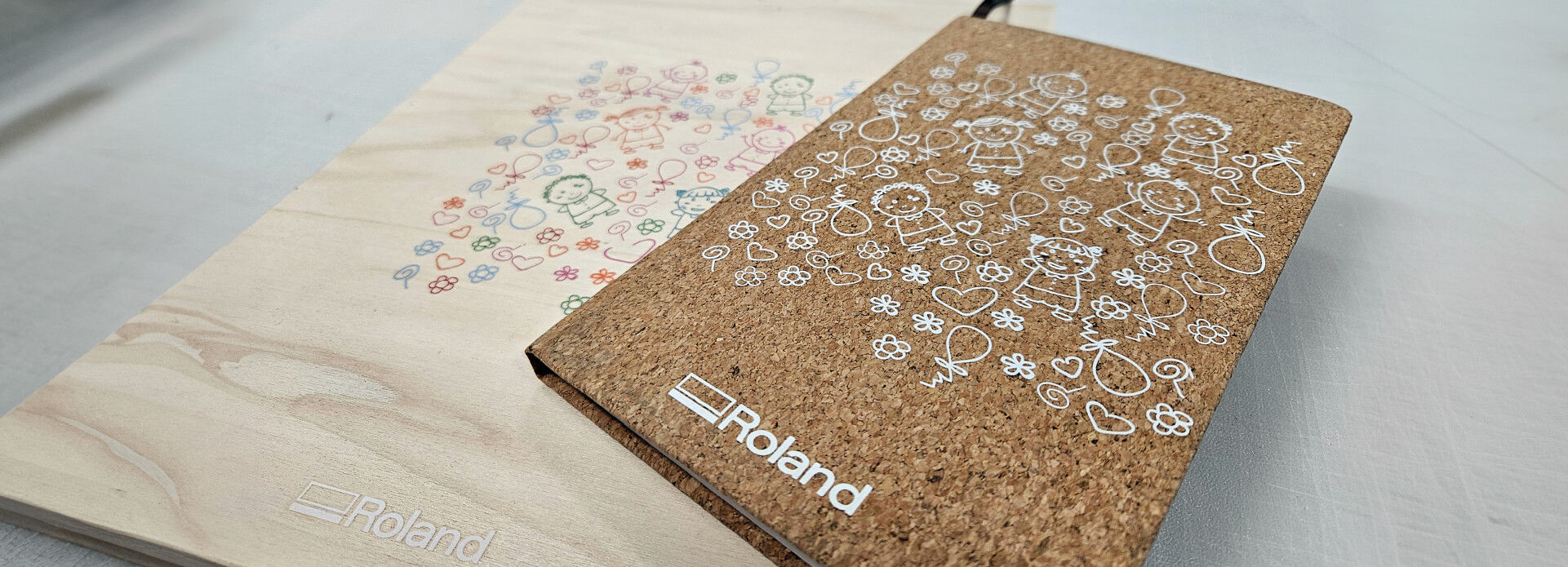 A printed stationery set