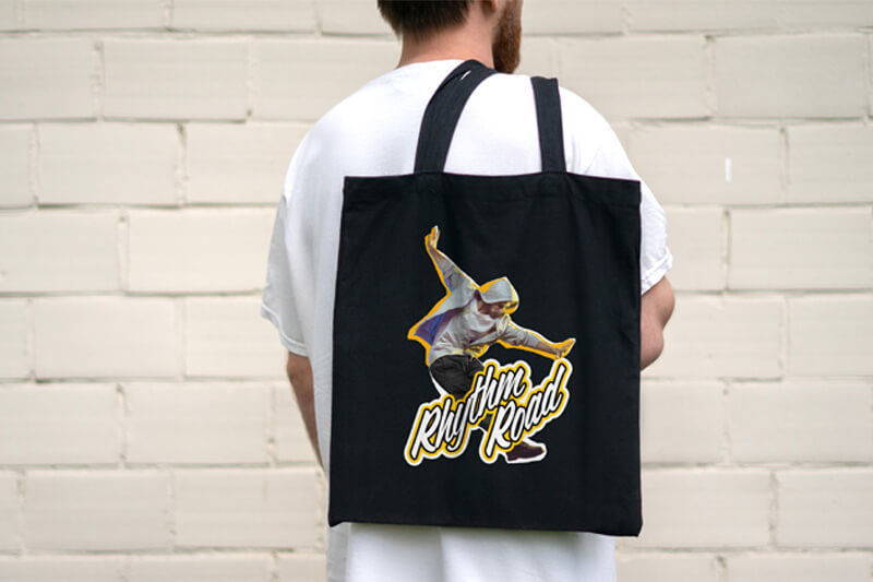 HTV tote bag transfer