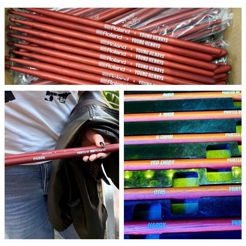 Beats Brews Blog Customised Personalised drumsticks
