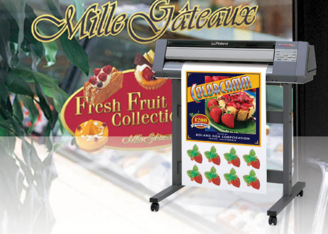 1997 Roland introduces the ColorCAMM PRO family of wide-format thermal transfer printer/cutters.