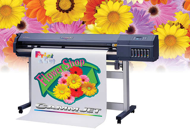 1999 The CJ-500 is the world’s first 6-color wide-format inkjet printer/cutter.