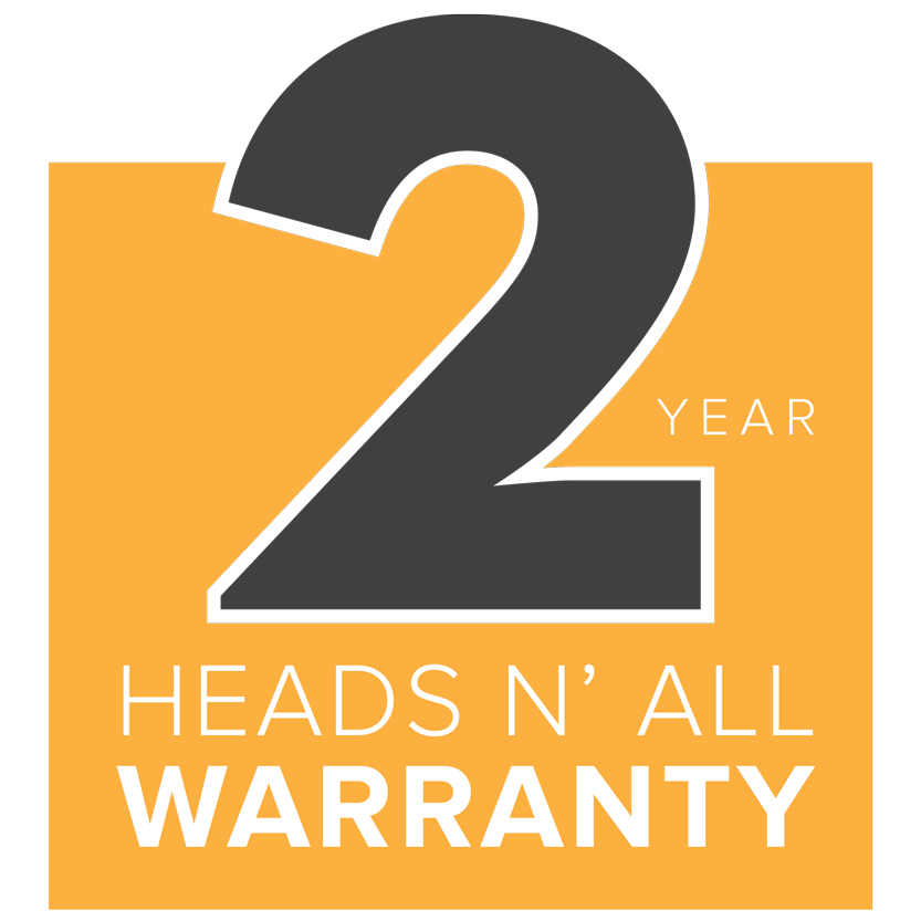 2 Year Warranty