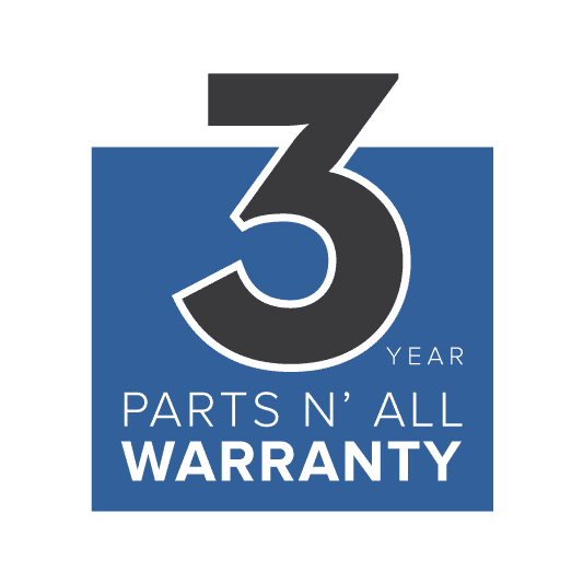 2 Year Trouble-Free Warranty