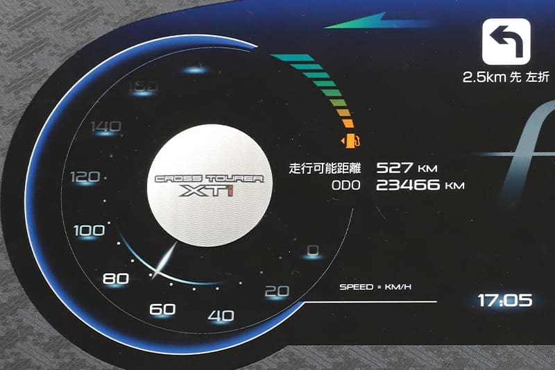 グラデーションを多用したメーターパネルのサンプル
