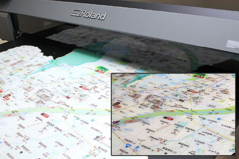 淡い色やグラデーションも美しく再現