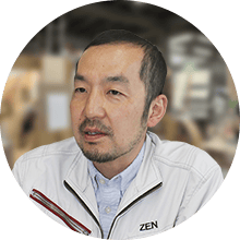 株式会社禅　製造事業本部 グラフィック部 課長　細渕 秀平 様