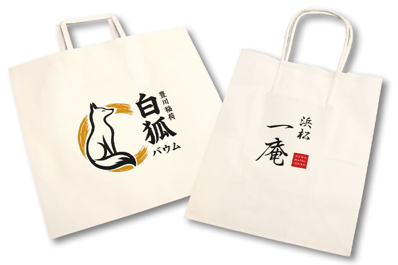 TY-300を活用して、ショッパーが高級感のある仕上がりに