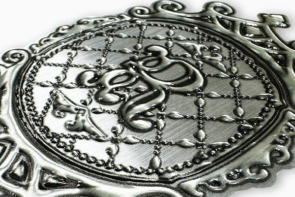 クリアインク厚盛によるエンボス表現