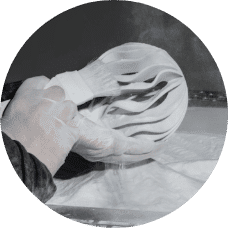 Cleaning excess powder