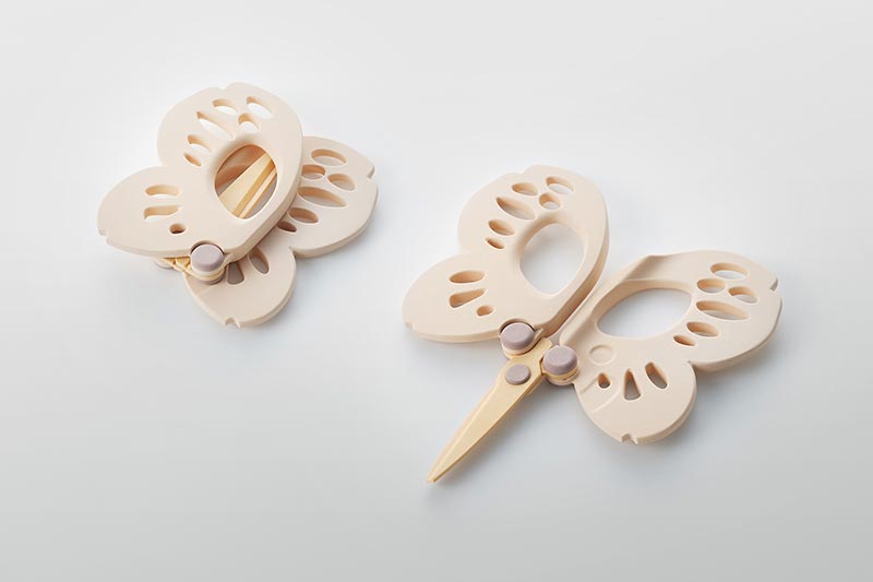 monoFab SRM-20　折りたたみ蝶型はさみ　デザイン文具の試作