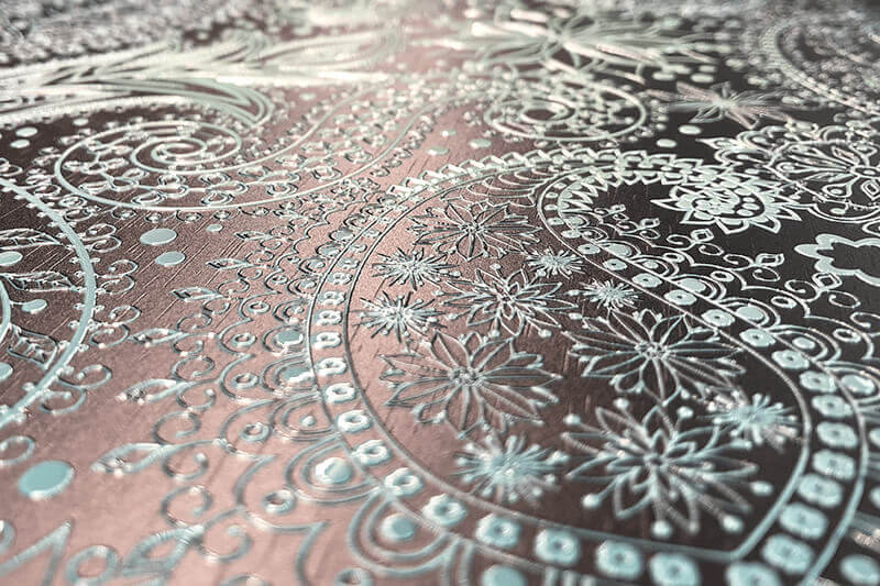 صورة لتأثيرات رسومات أرضية الفينيل الصناعي