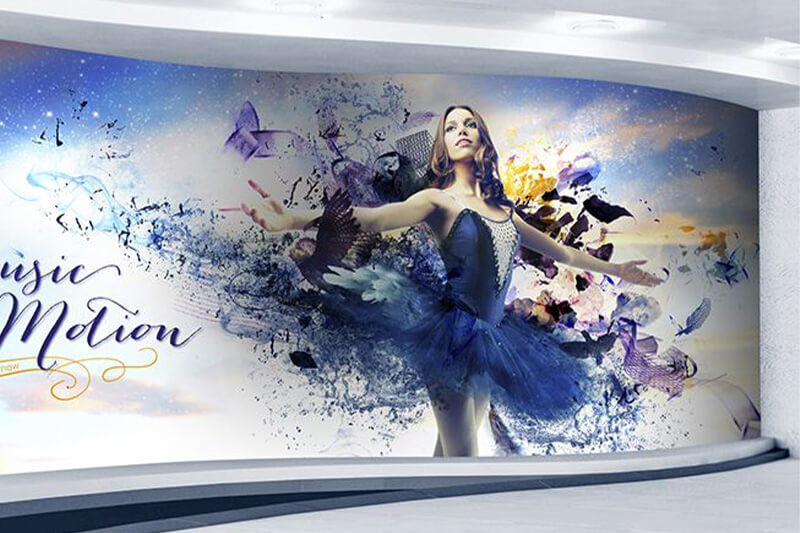 Photo studios etc large format graphic images