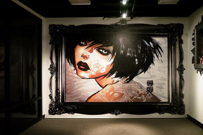 画廊大幅面图形图像