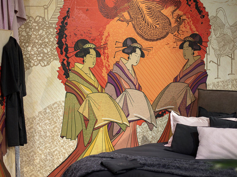 Texture de papier peint personnalisée