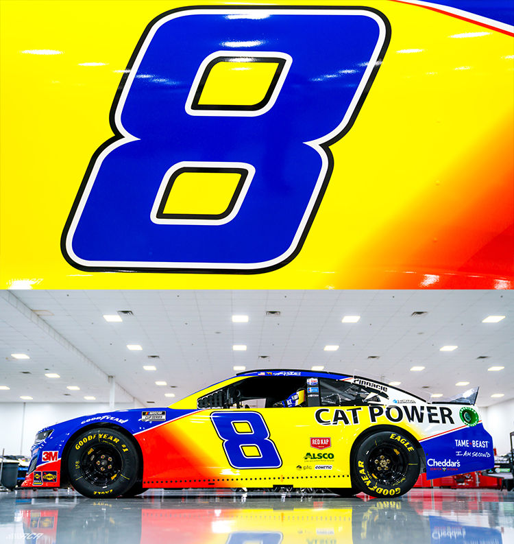 Nascar wrap RCR throwback 