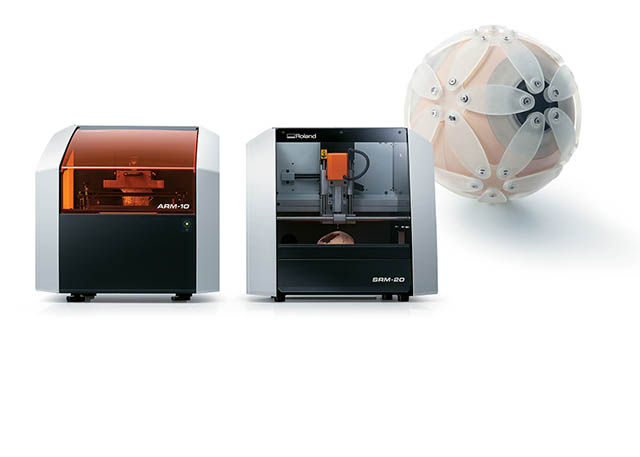 monoFab series ARM-10 3D printer and SRM-20 milling machine