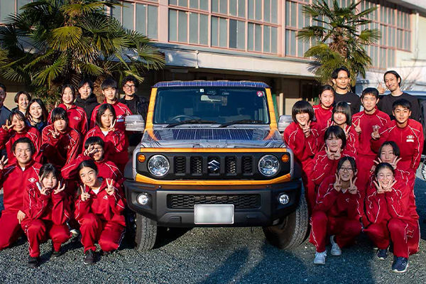 Chia sẻ tầm nhìn đằng sau Space Jimny tại Trường trung học cơ sở Misakubo