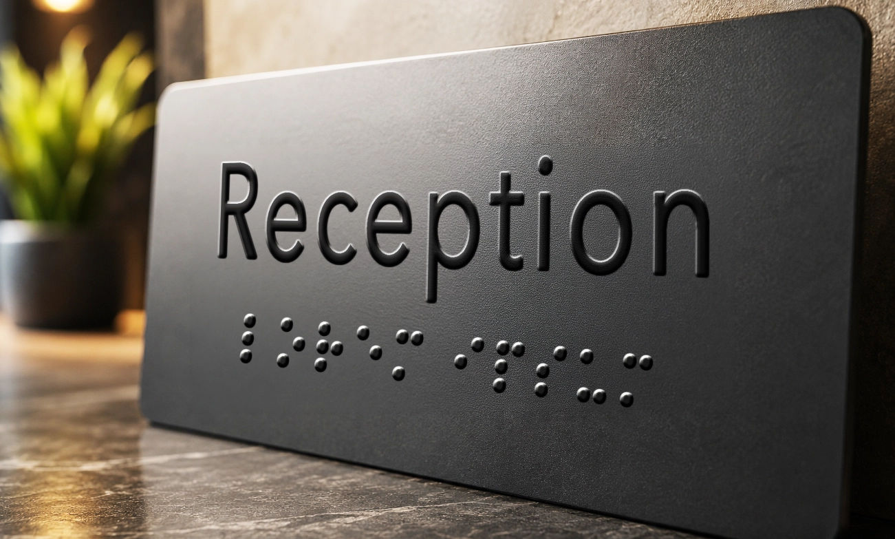 Braille and textured print