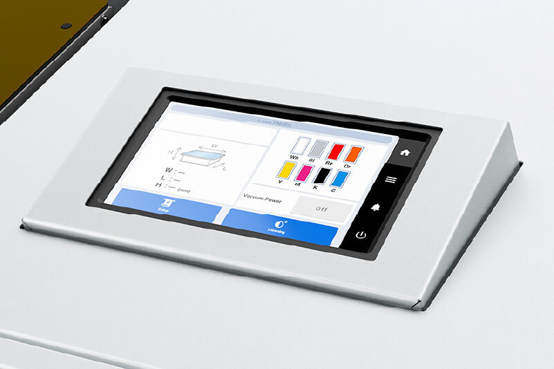 7" touch screen