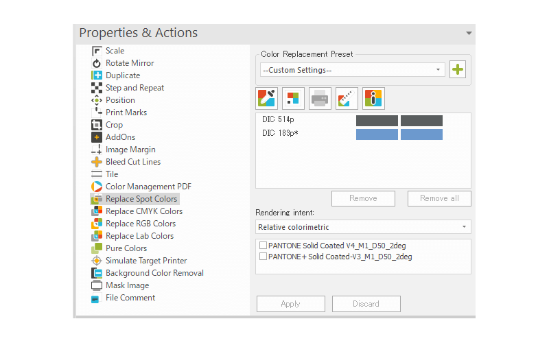 Automatic Spot Color