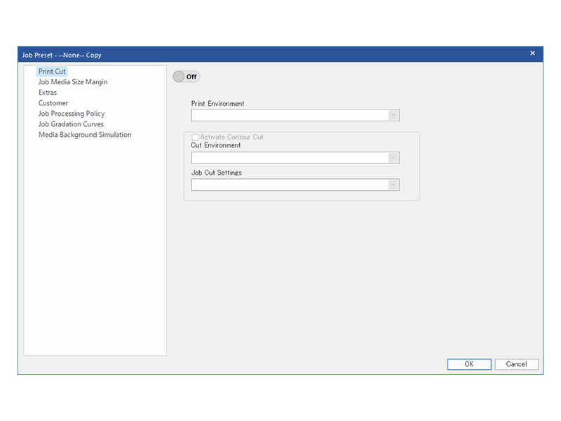 Job Preset