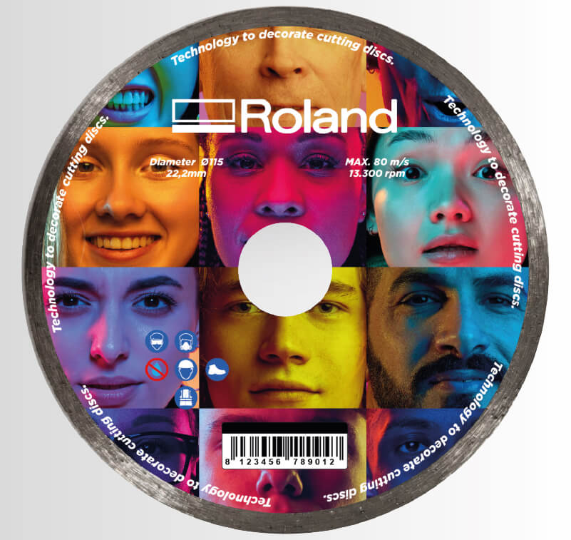 Colorful Graphics for abrasives