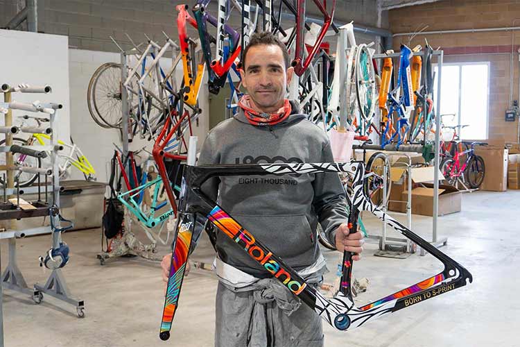 SColor's personalised bike frame