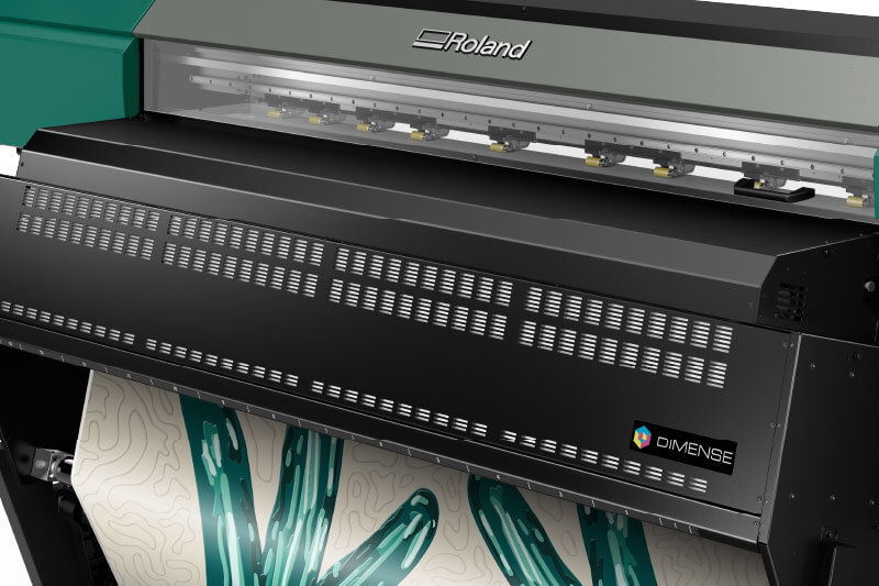 High-definition technology demonstration of Dimense DA-640 textured prints