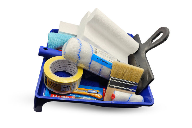 A 12-piece paint toolkit that makes up the DS-KIT-TFP kit