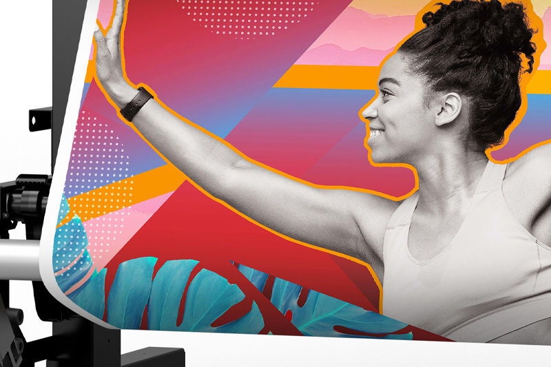 รูปภาพของรุ่น DGXPRESS ER-641 จาก Roland DG ที่มีเทคโนโลยีโฟกัสที่ช่วยให้คุณได้รับผลงานพิมพ์ที่เหนือชั้น