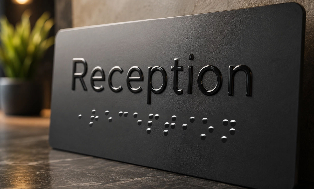 Braille and textured print