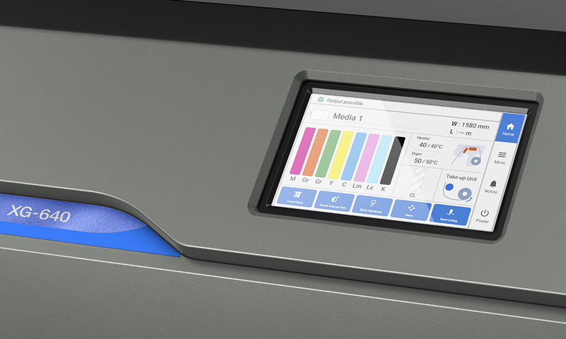 LAYAR LCD WARNA UNTUK AKSES PEKERJAAN YANG CEPAT DAN MUDAH