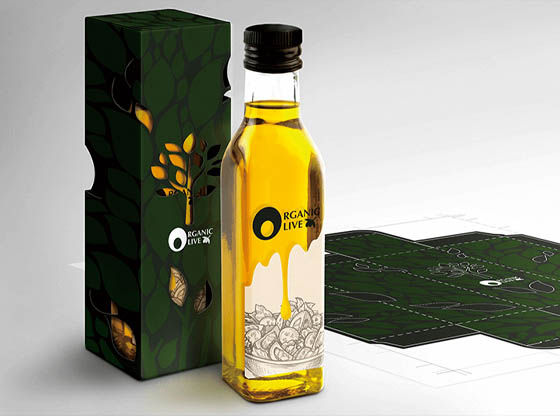 Printed glass bottle