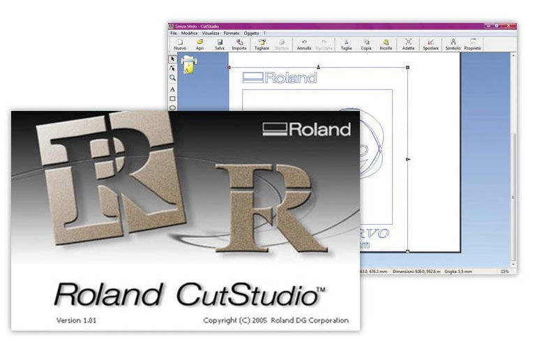 Roland CutStudio 소프트웨어