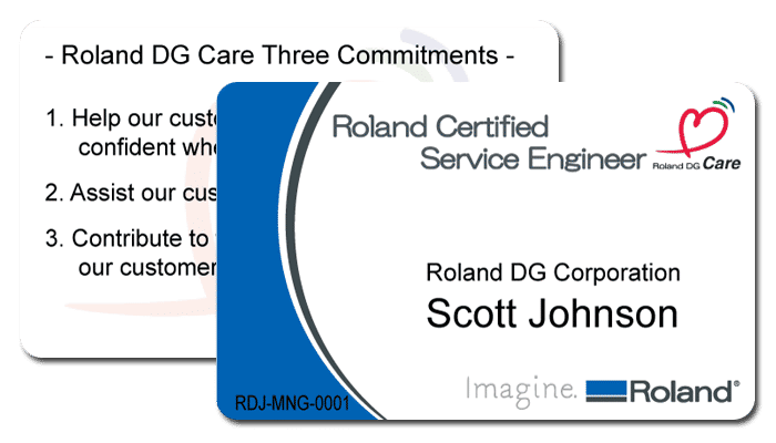 Roland DG Certified Service Engineer